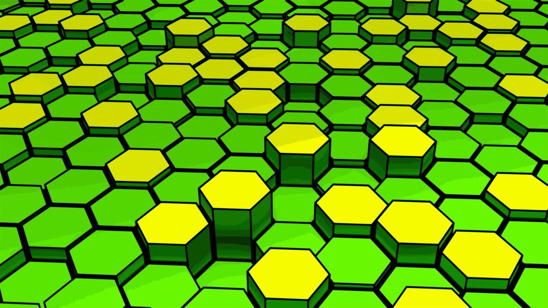Colored Hexagons png transparent