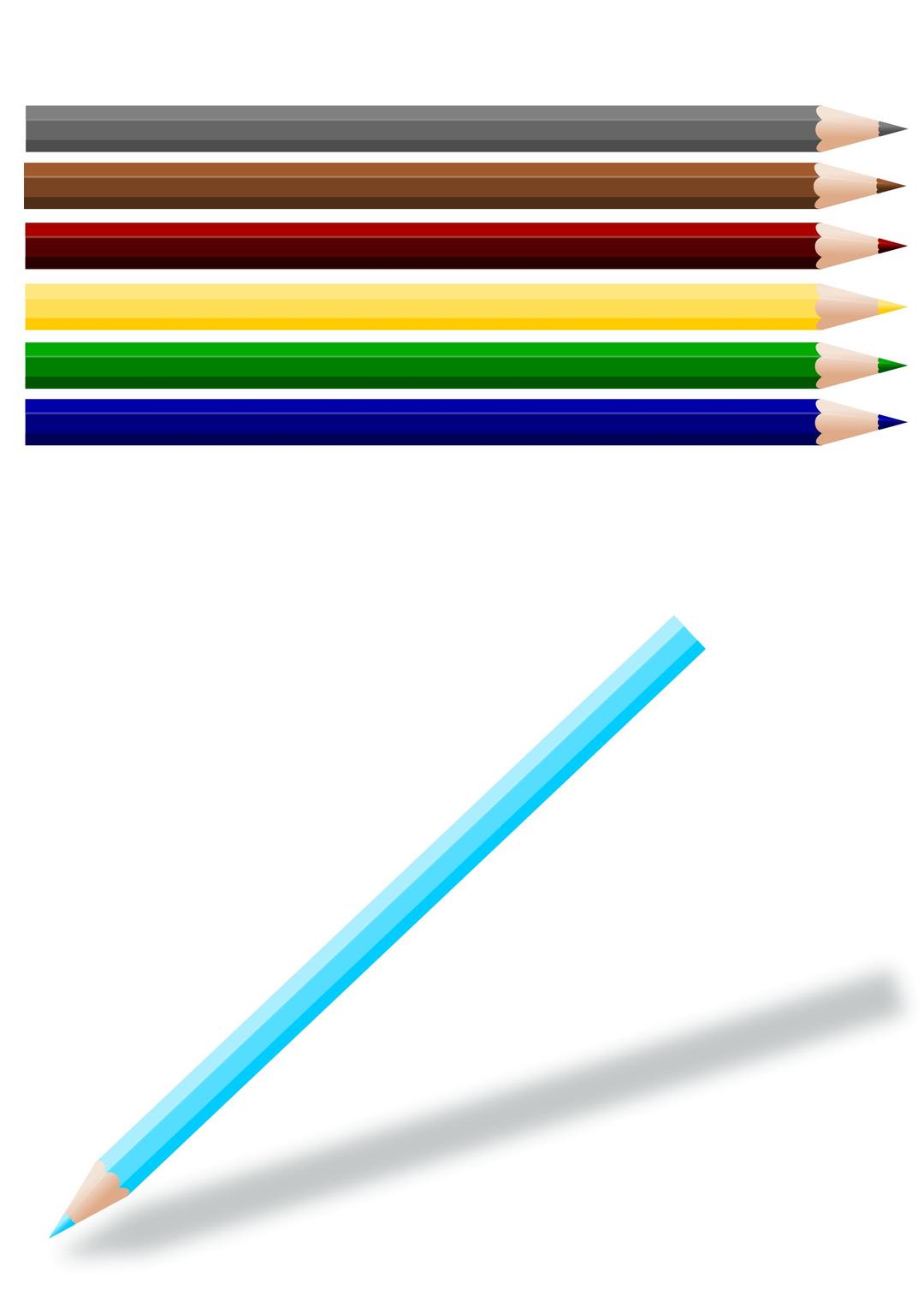 Colored Pencils png transparent