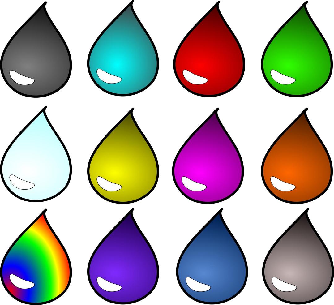 Colored Water png transparent