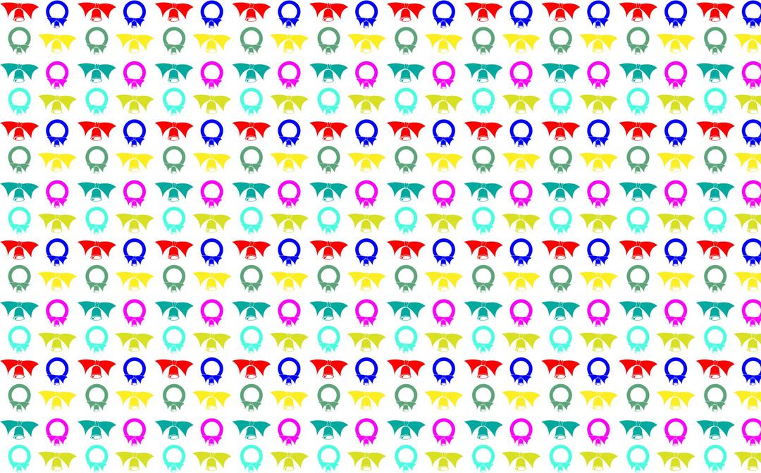 Colorful Bells Seamless Pattern png transparent