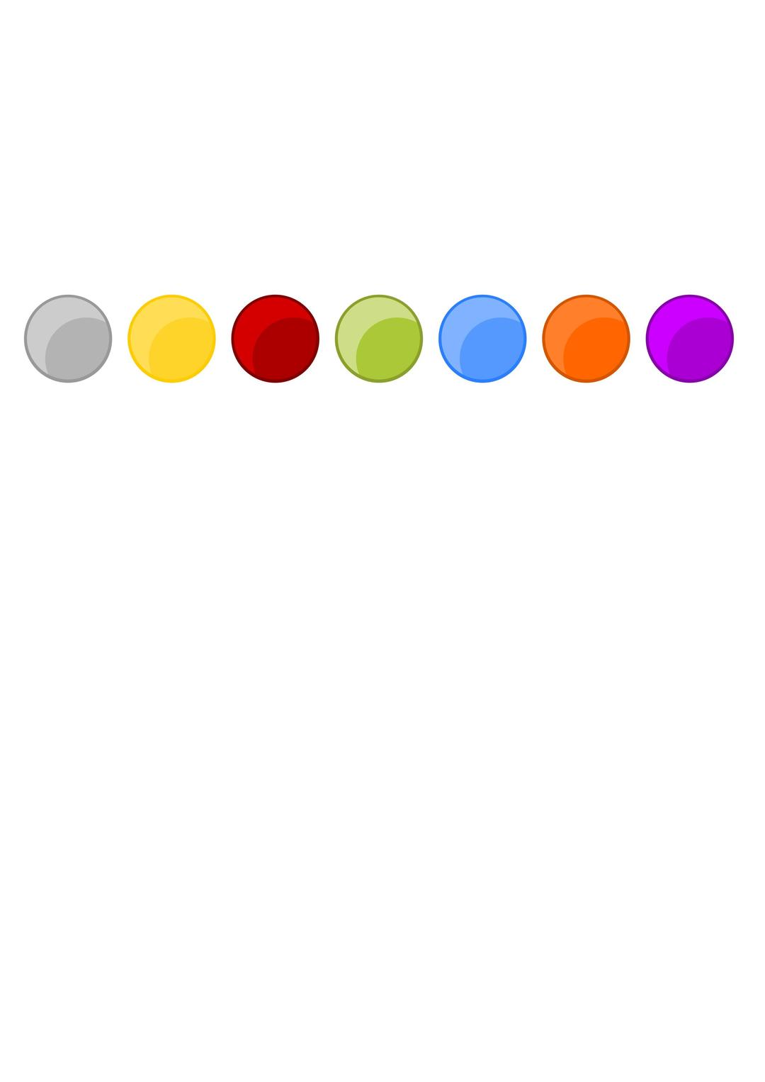 Colorful Circle Icon Backgrounds png transparent