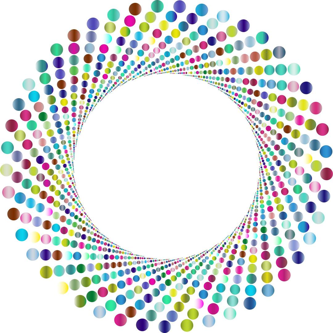 Colorful Circles Shutter Vortex 6 png transparent