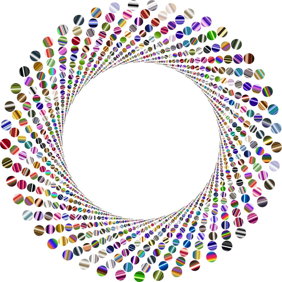 Colorful Circles Shutter Vortex 8 png transparent