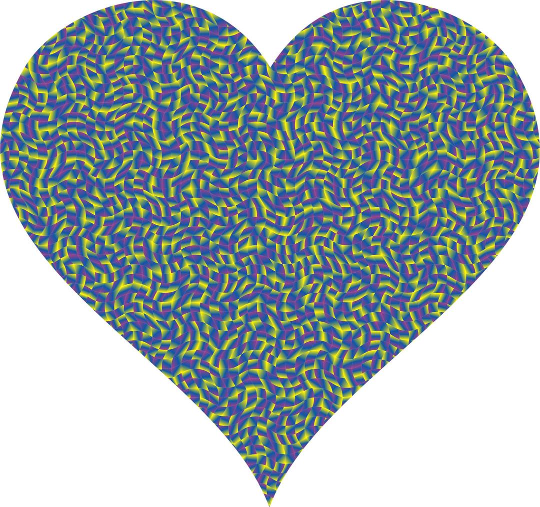 Colorful Confetti Heart 7 png transparent