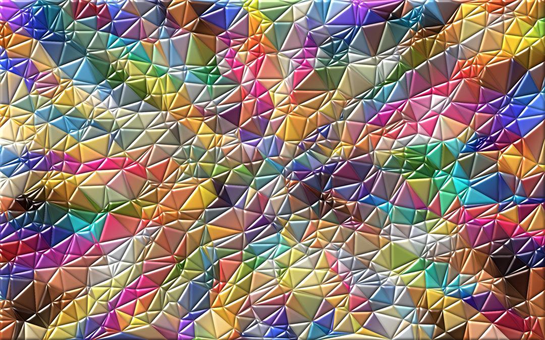 Colorful Low Poly Wallpaper Enhanced 2 png transparent