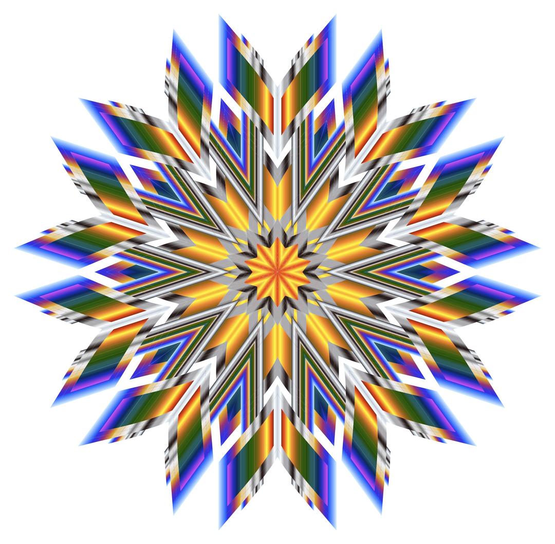 Colorful Mandala 1 png transparent