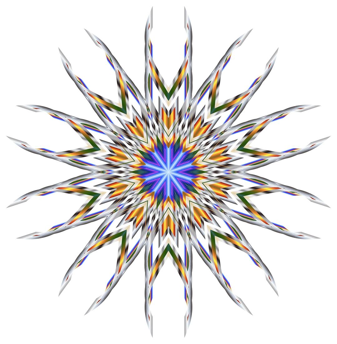 Colorful Mandala 2 png transparent