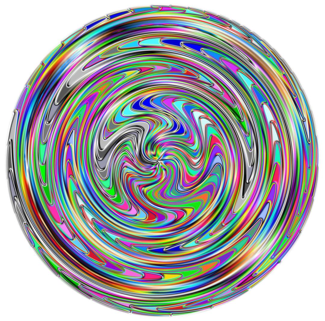 Colorful Paint Swirls Variation 3 png transparent