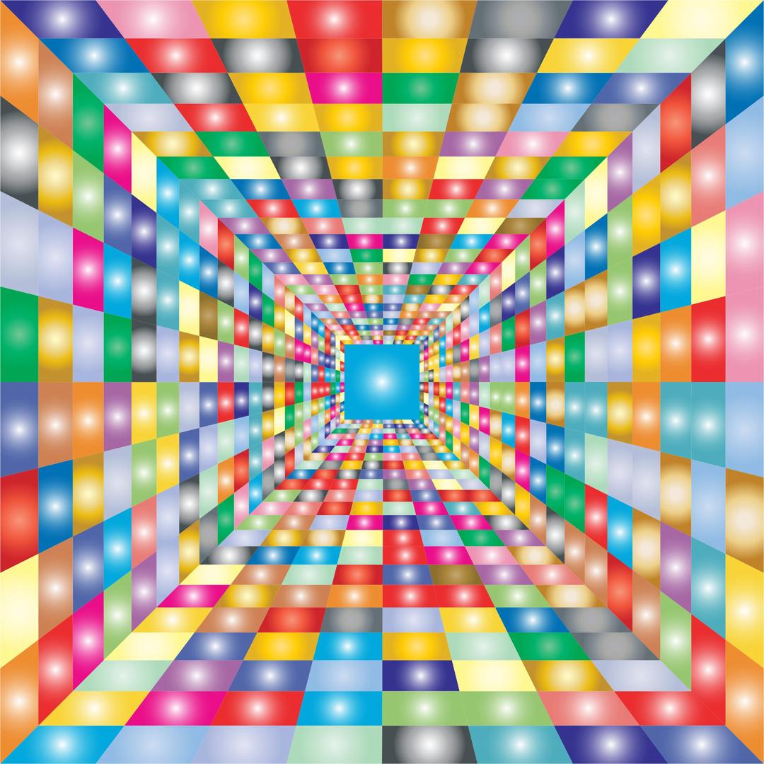 Colorful Perspective Grid png transparent