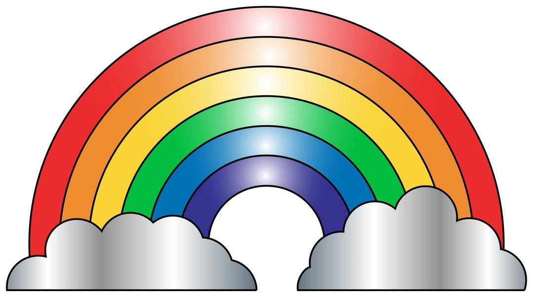 Colorful Rainbow png transparent