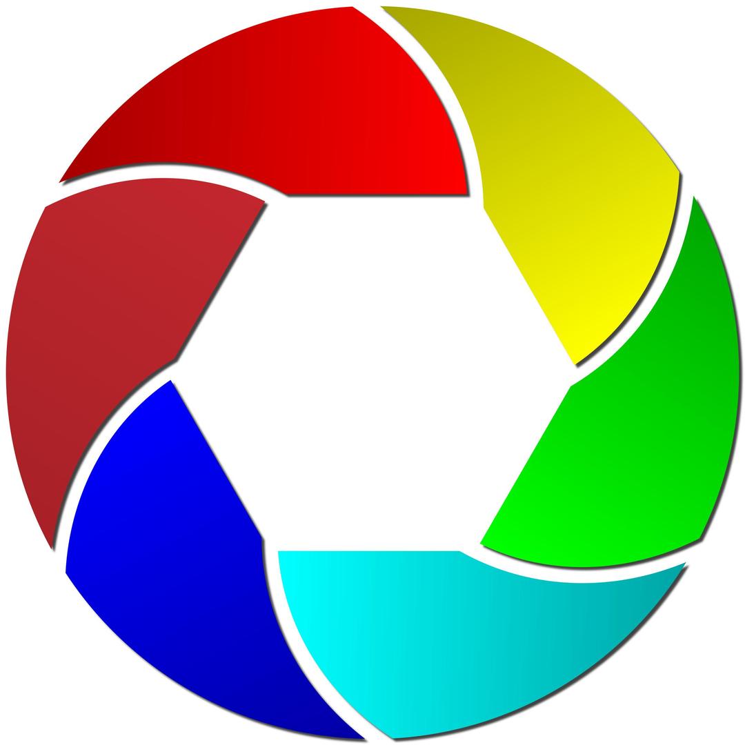 Colorful Shutter Icon Enhanced png transparent