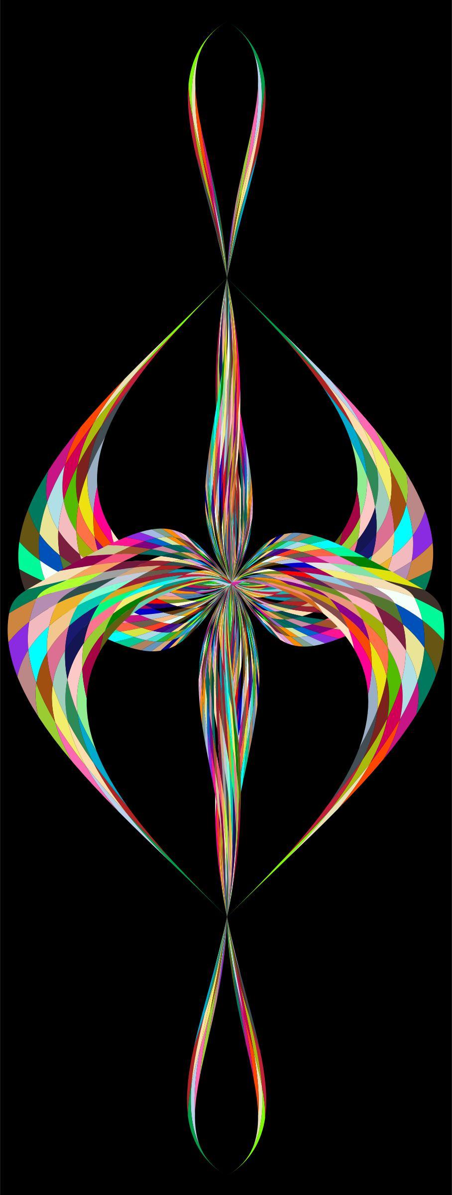 Colorful Stylized Cross 2 png transparent