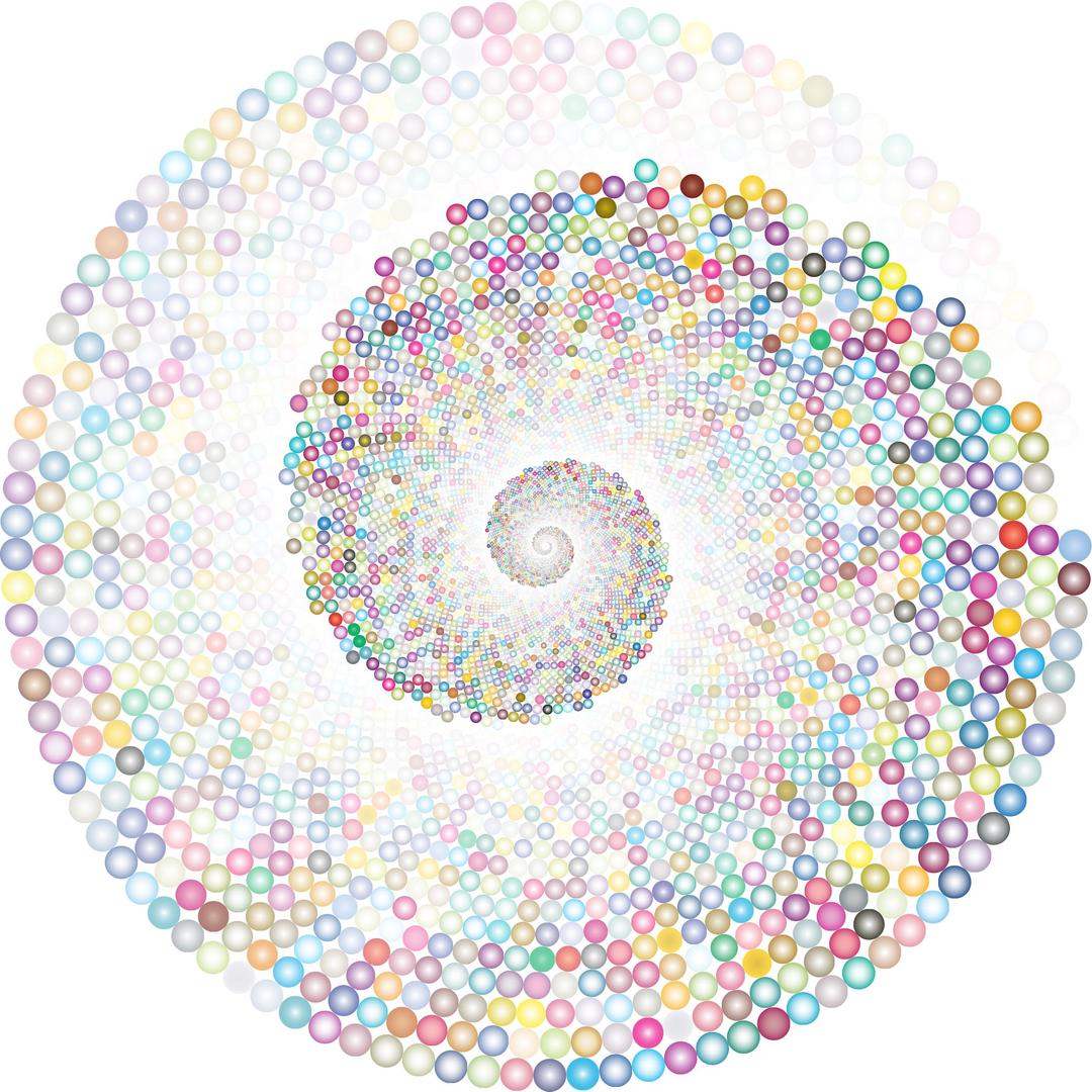 Colorful Swirling Circles Vortex 4 png transparent