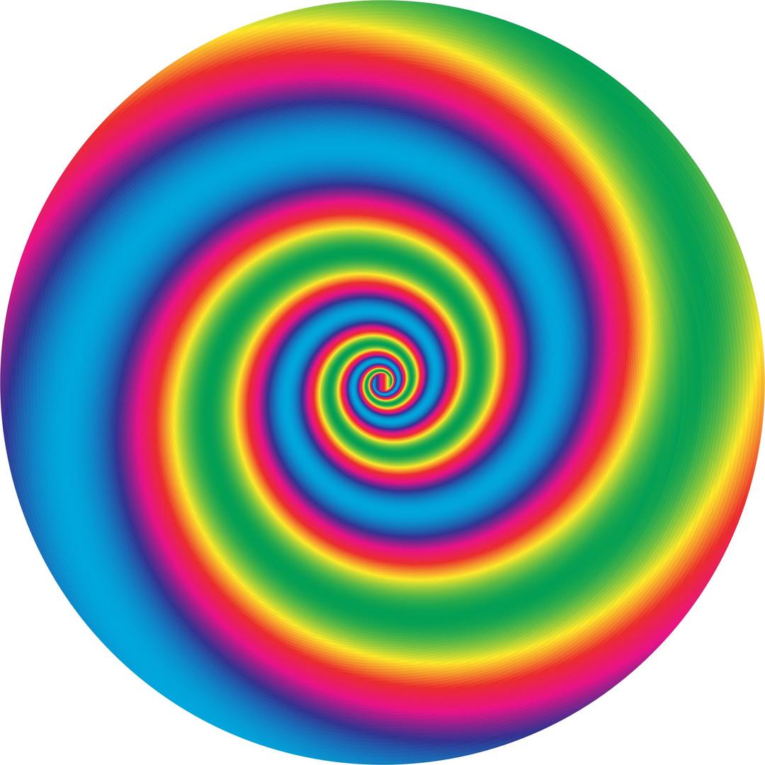 Colorful Swirling Vortex png transparent