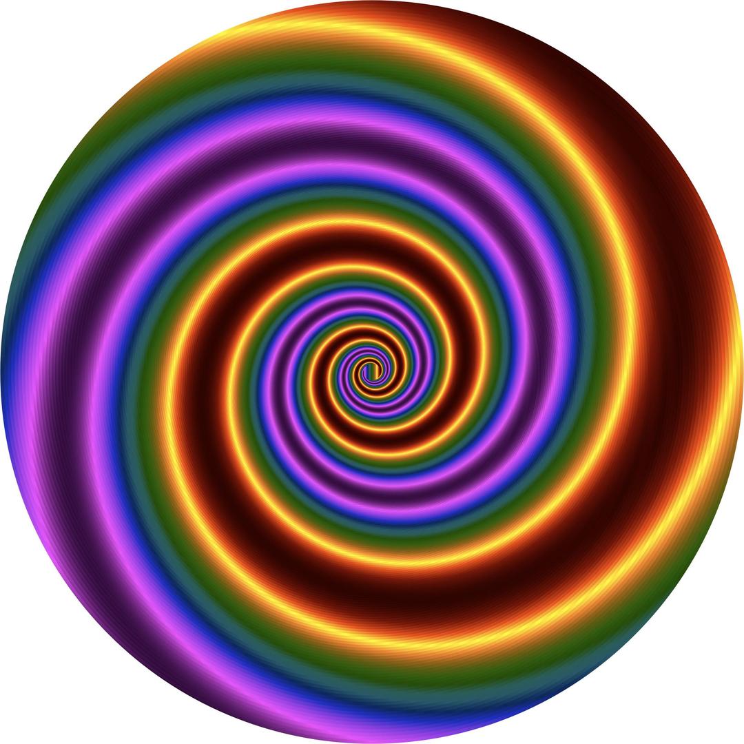 Colorful Swirling Vortex 4 png transparent