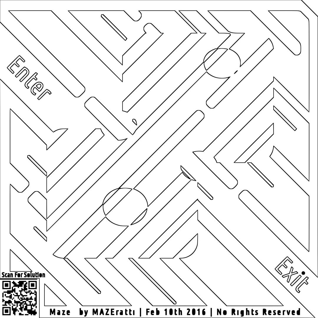 Coloring For Grown Ups Maze png transparent