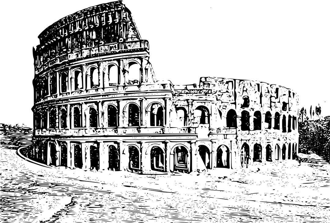 Colosseum png transparent