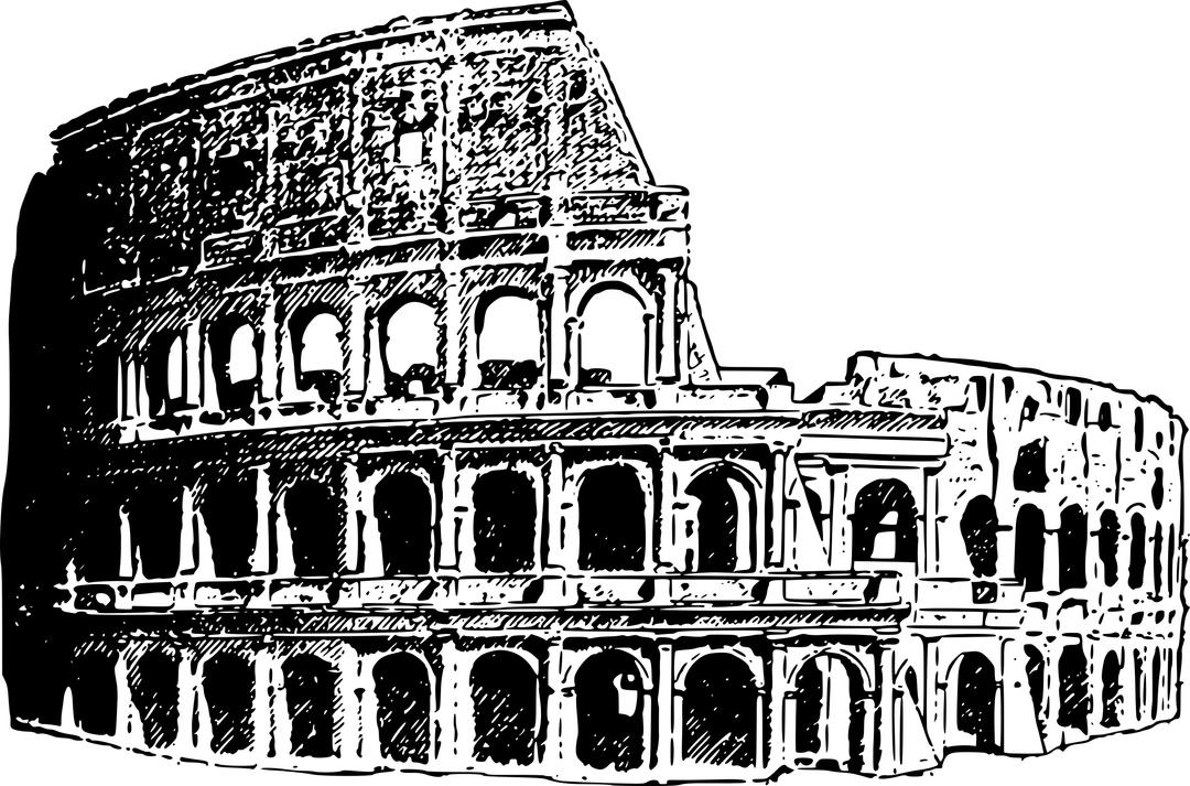 Colosseum Clipart png transparent