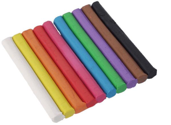 Coloured Plasticine Sticks png transparent