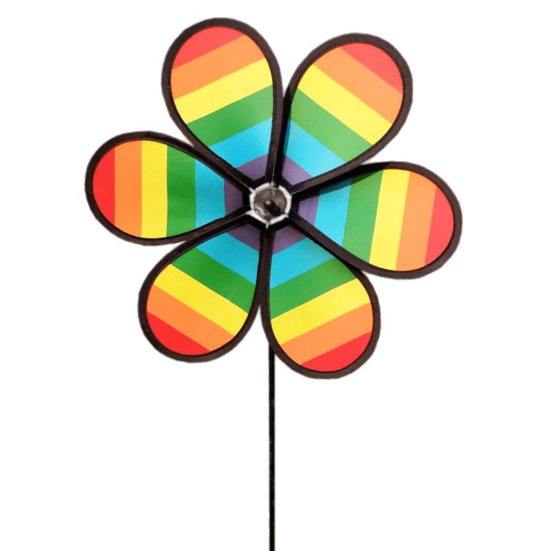 Coloured Windmill Toy png transparent
