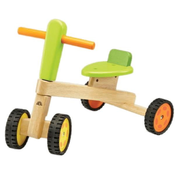 Coloured Wooden Tricycle png transparent