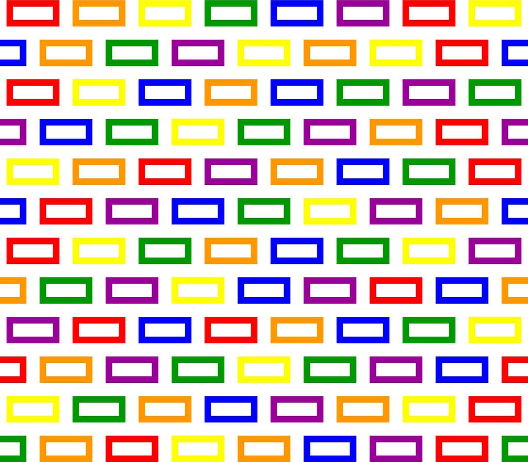 Colourful bricks pattern (no background) png transparent