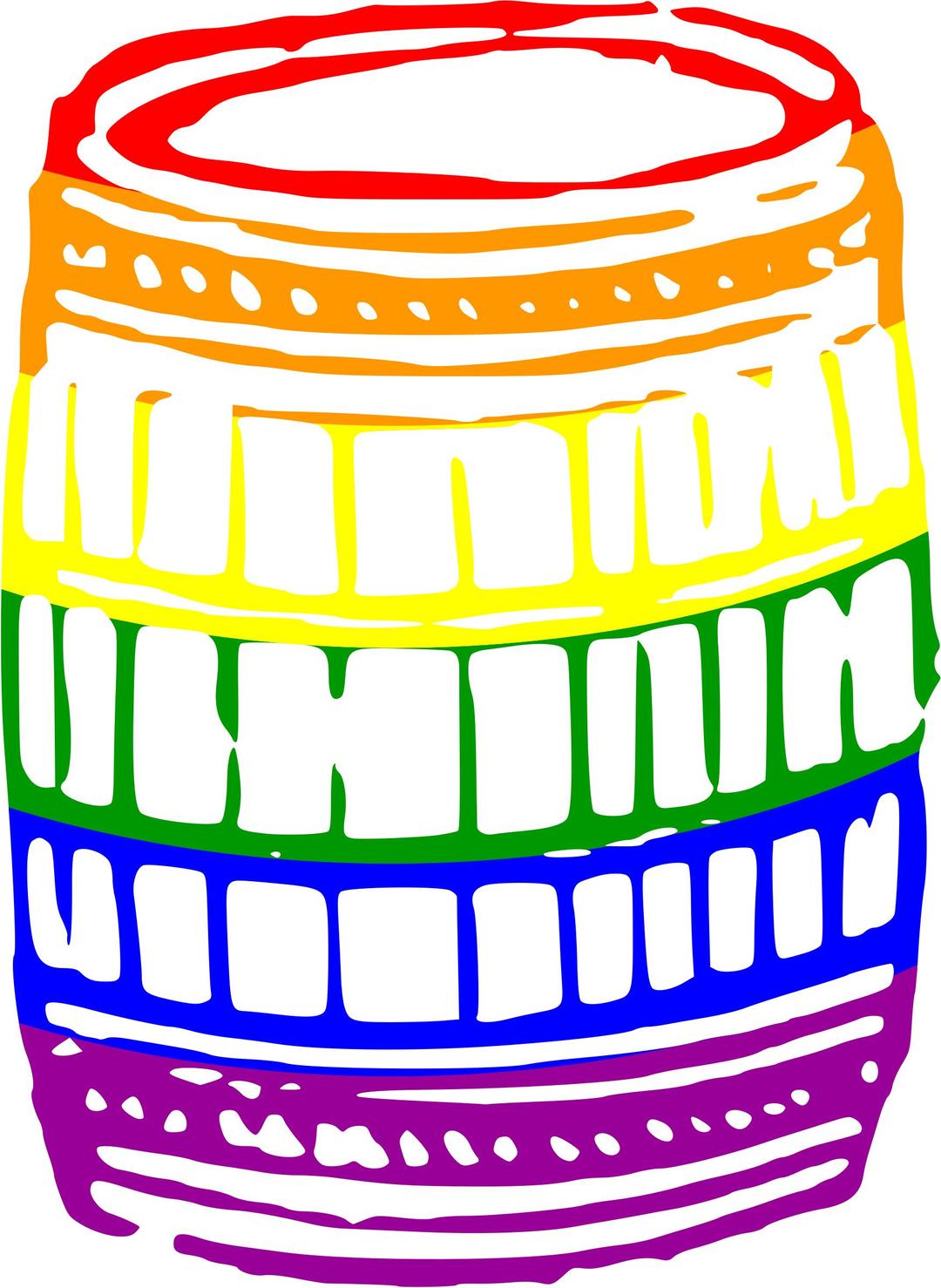 Colourful firkin png transparent