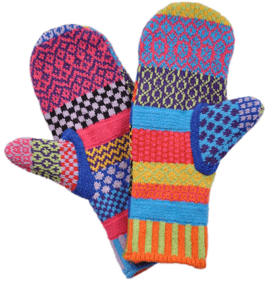 Colourful Mittens png transparent