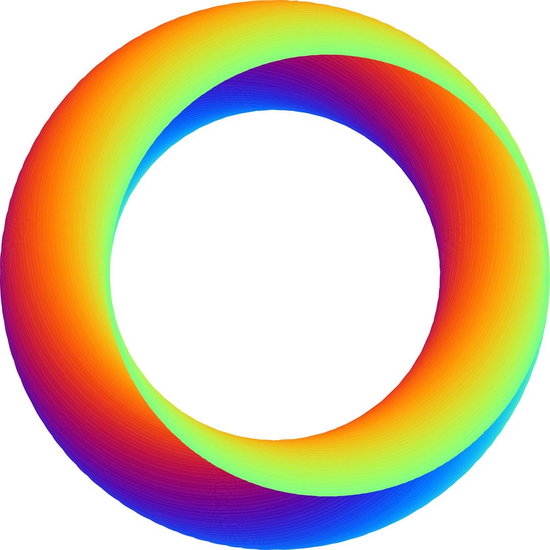 Colourful ring png transparent