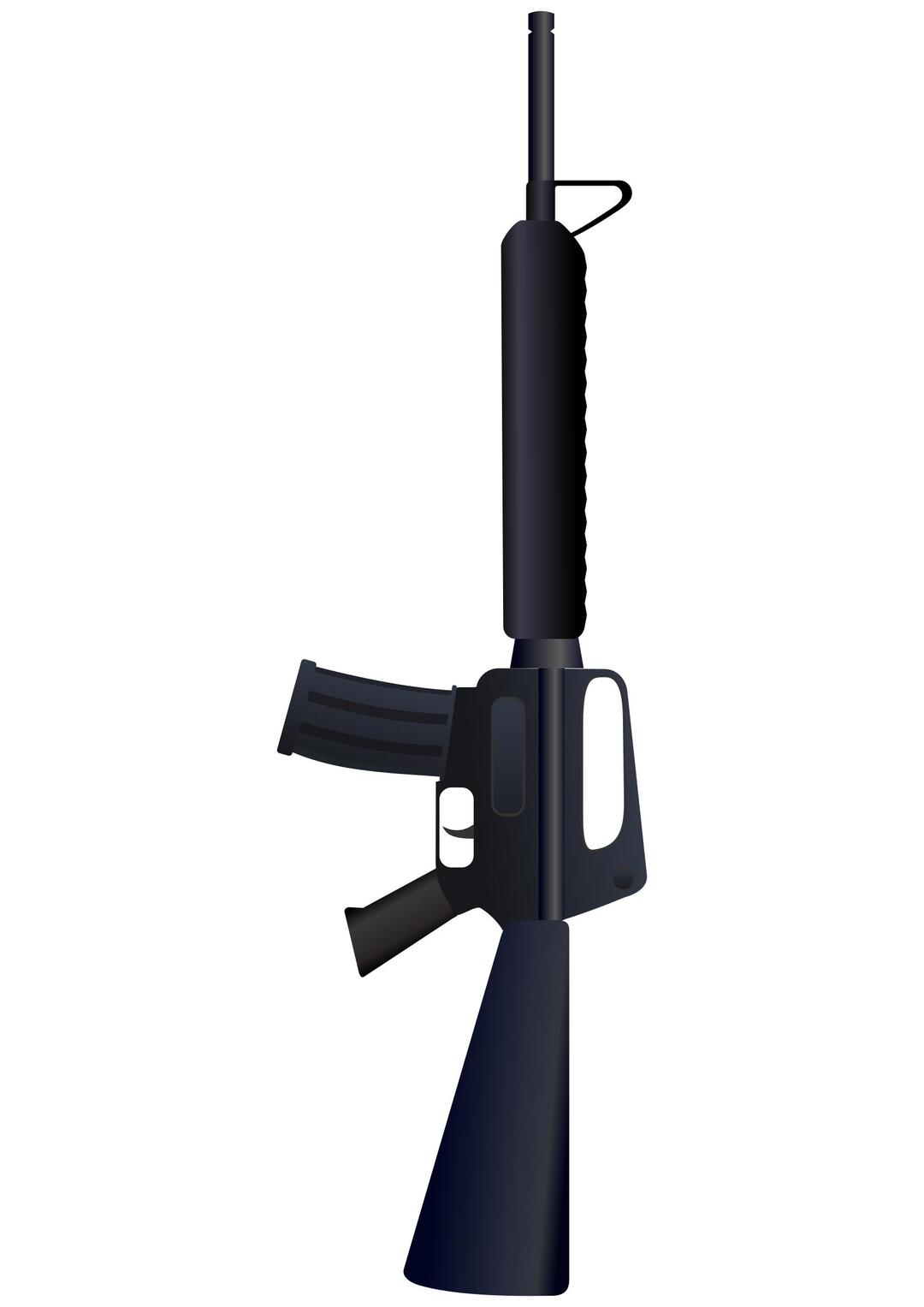 Colt AR-15 / M-16 png transparent