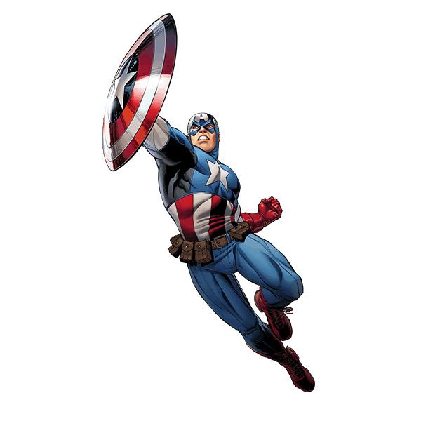 Comic Captain America png transparent