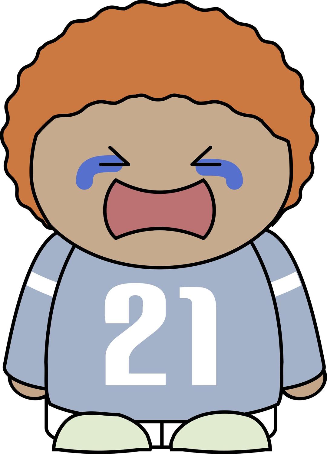Comic character is upset png transparent