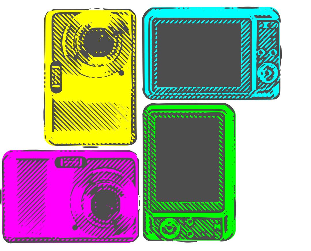 compact digital cameras png transparent