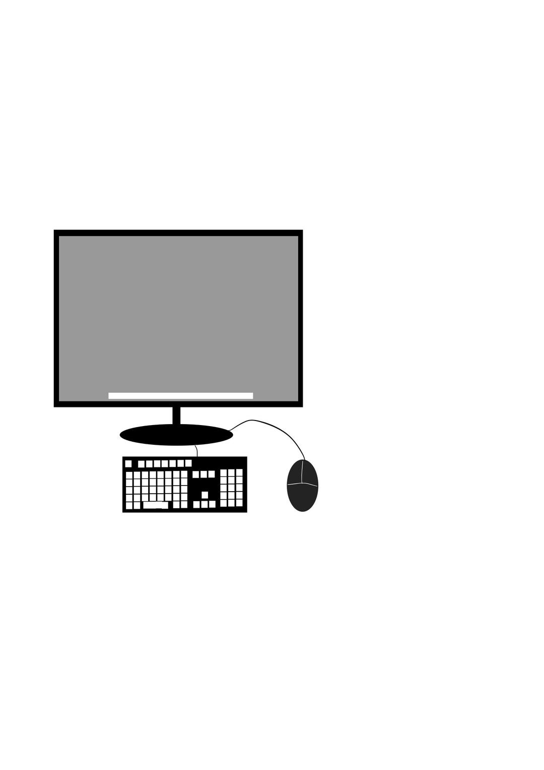 COMPUTER ALL IN ONE png transparent