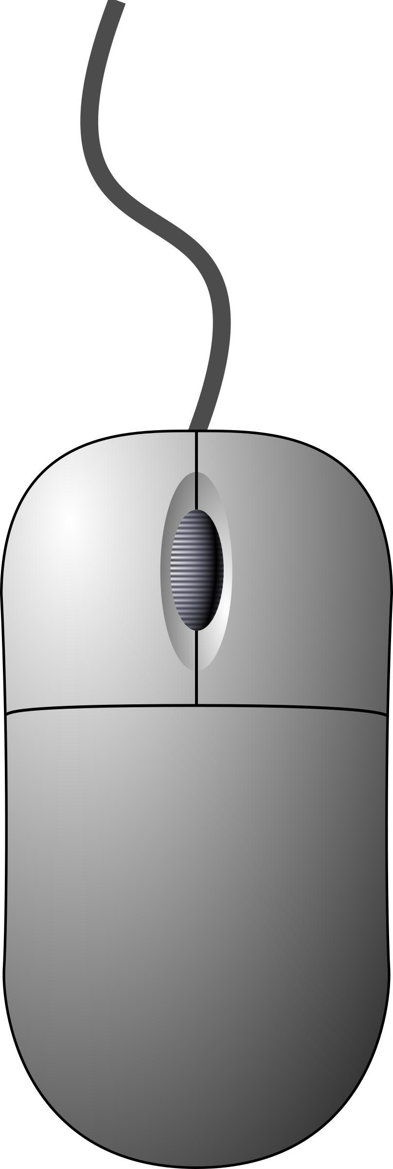 Computer mouse (top-down view) png transparent
