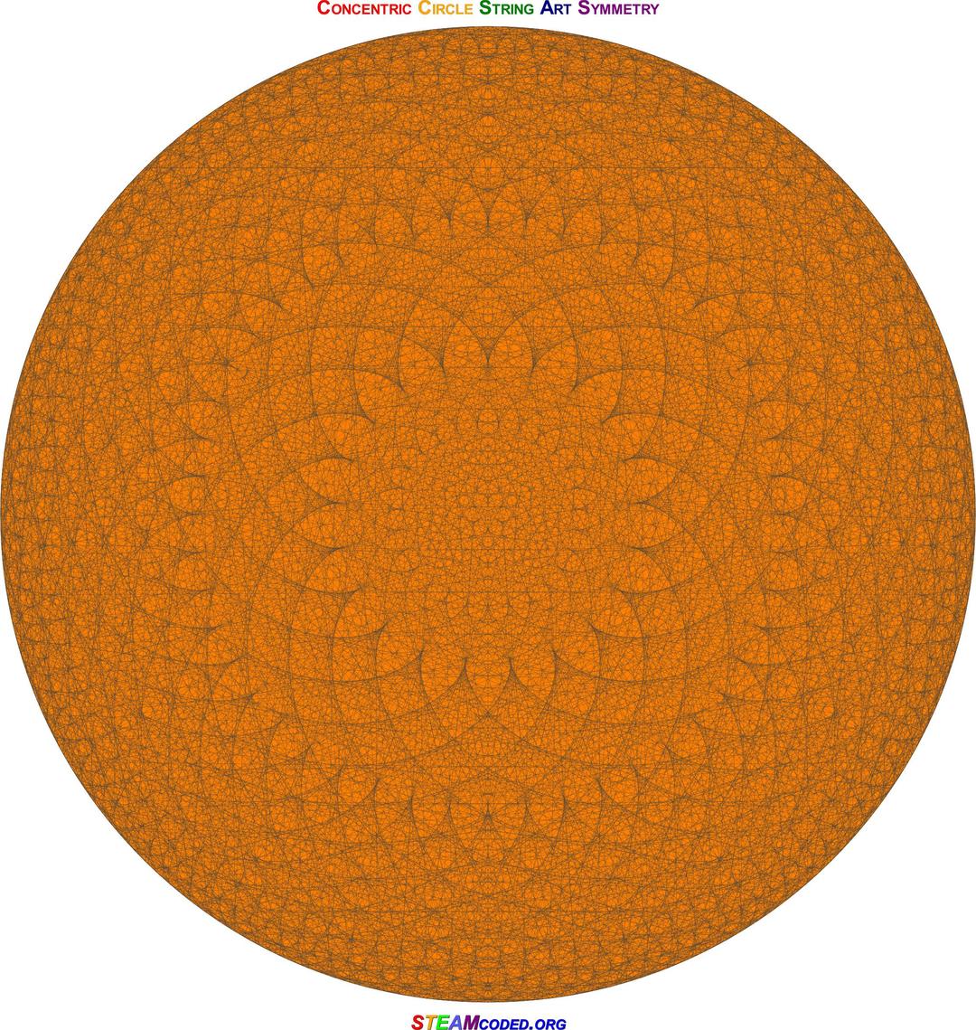 Concentric Circle Symmetry 6 png transparent