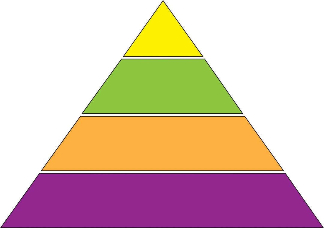 Concept Pyramid Diagram png transparent