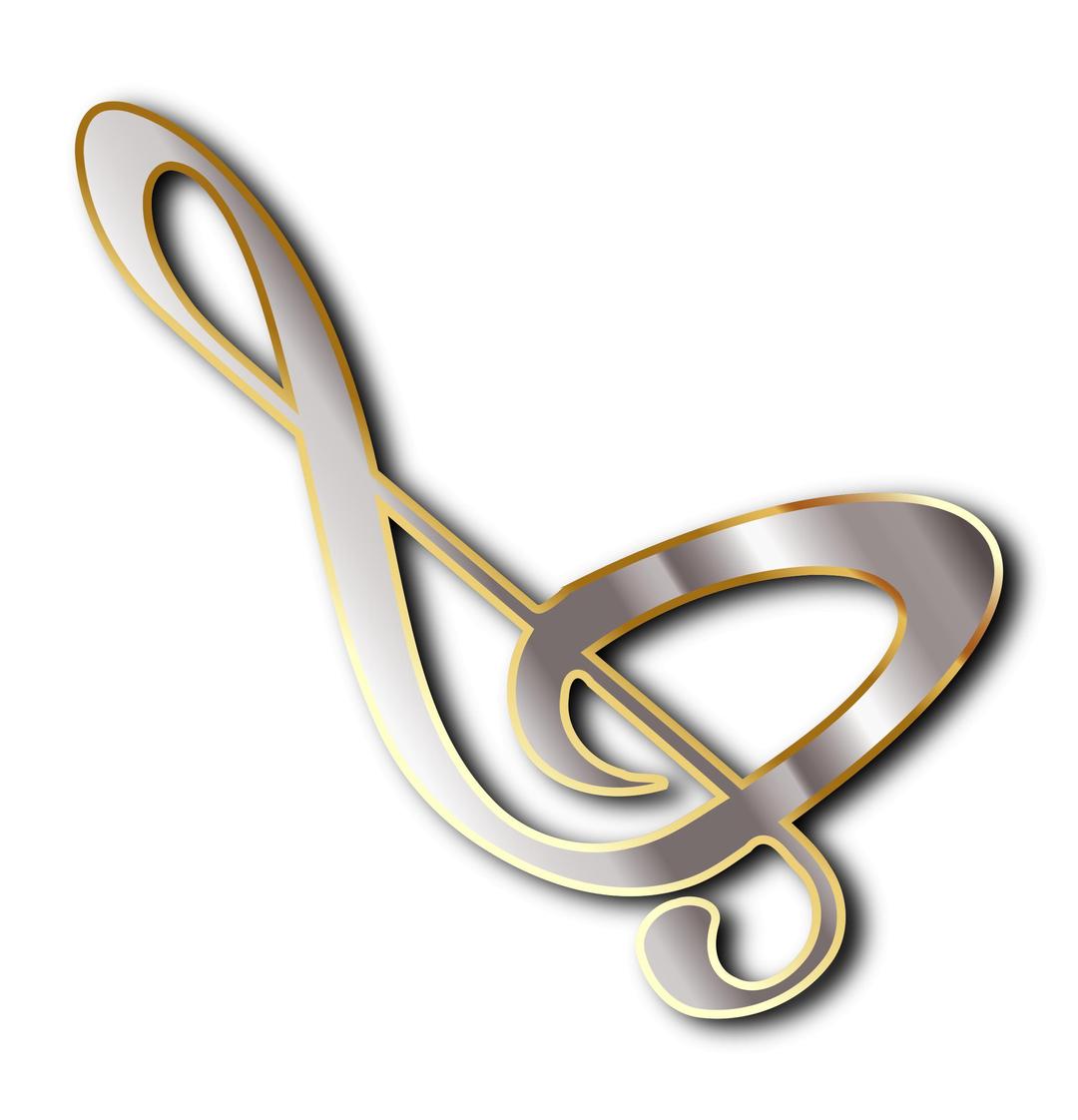Concert Logo - Silver and Gold png transparent