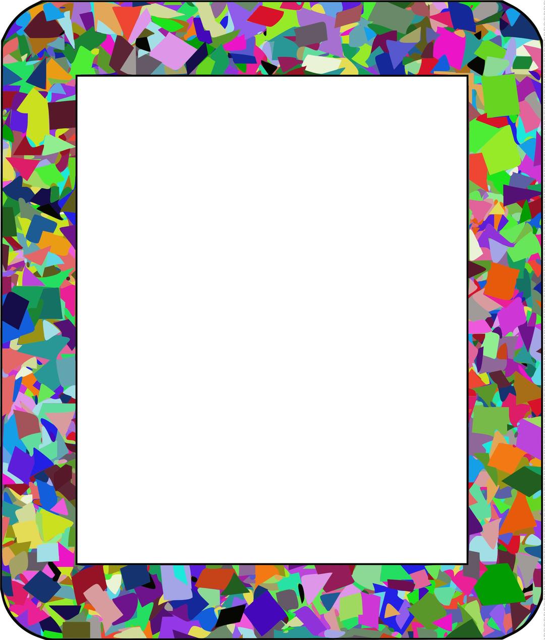 Confetti Frame 1 (Filesize Reduced Version) png transparent