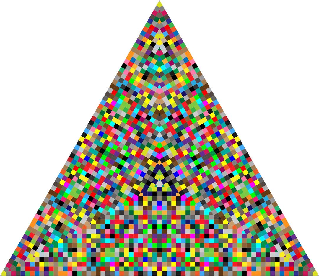 Confetti Triangle png transparent