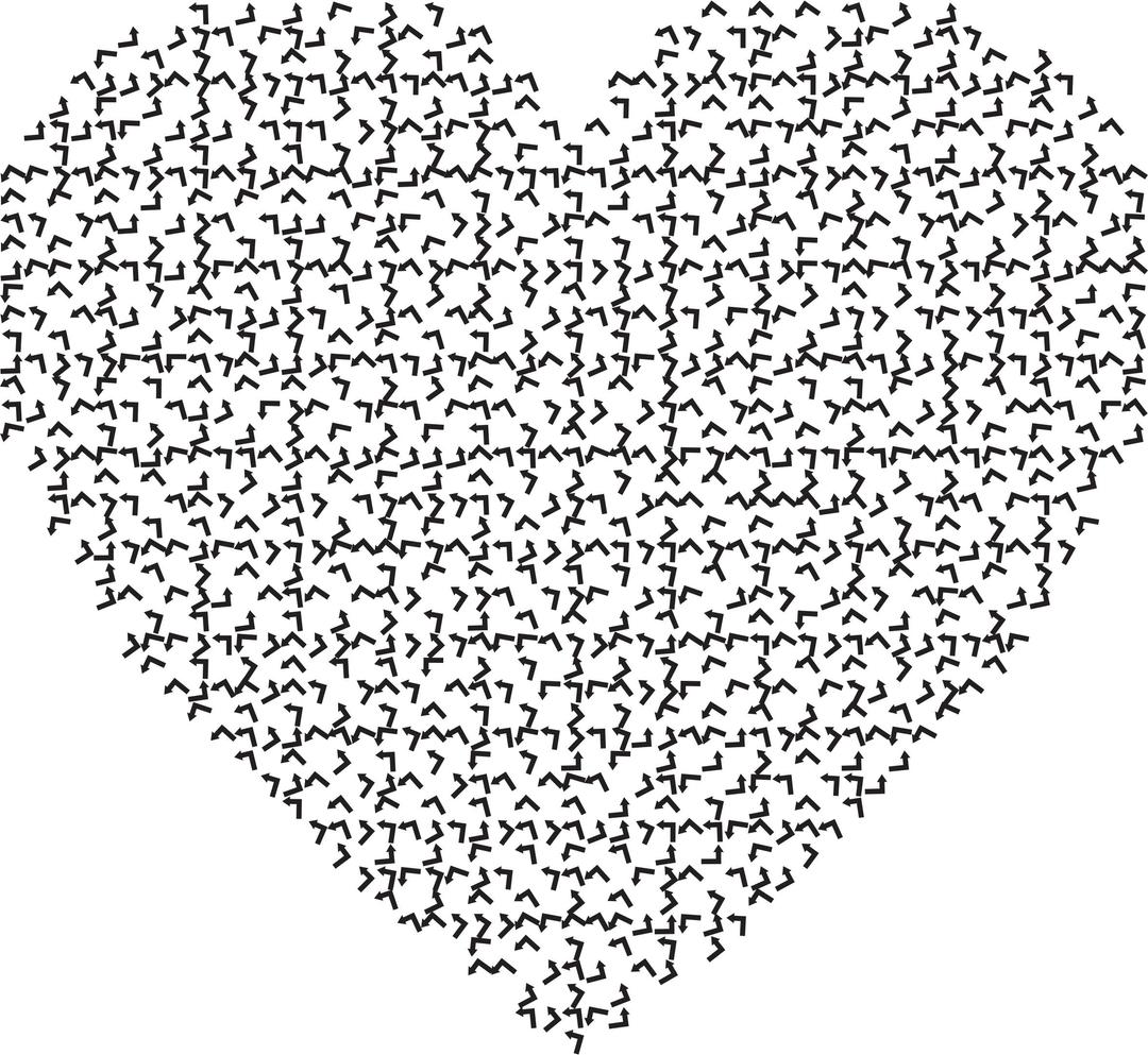 Confusion Heart png transparent