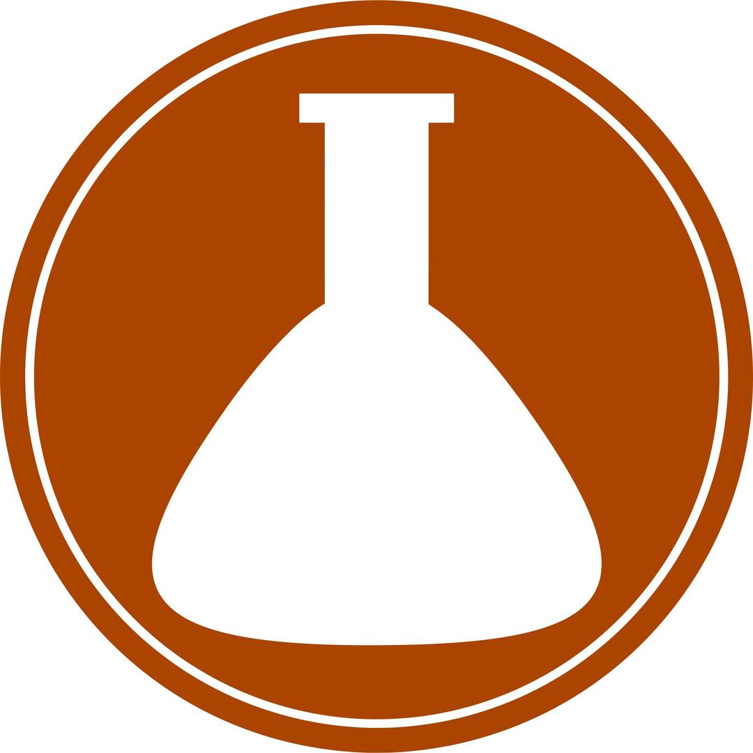 Conical flask vectorized png transparent