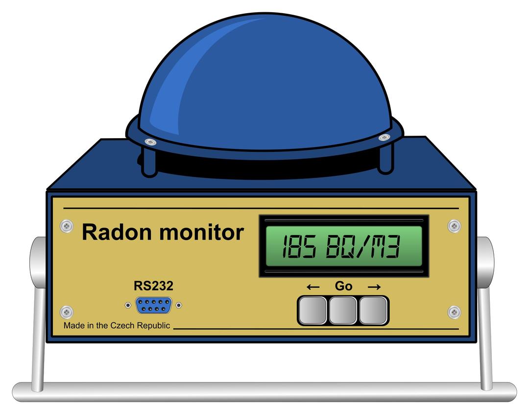 Continuous radon monitor png transparent