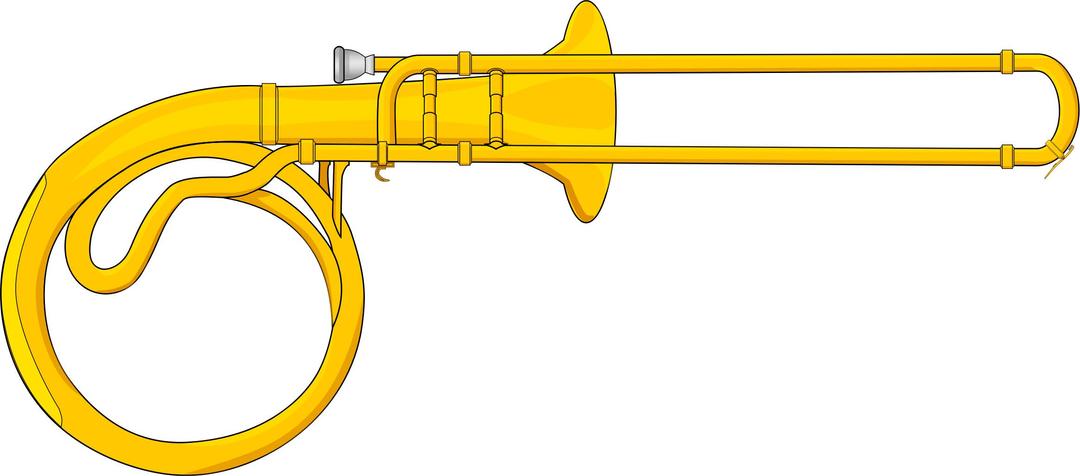 Contrabass trombone png transparent