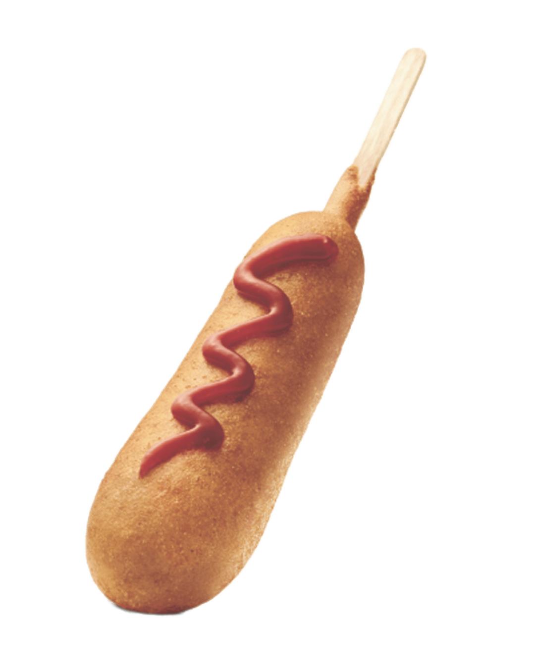Corn Dog With Ketchup png transparent