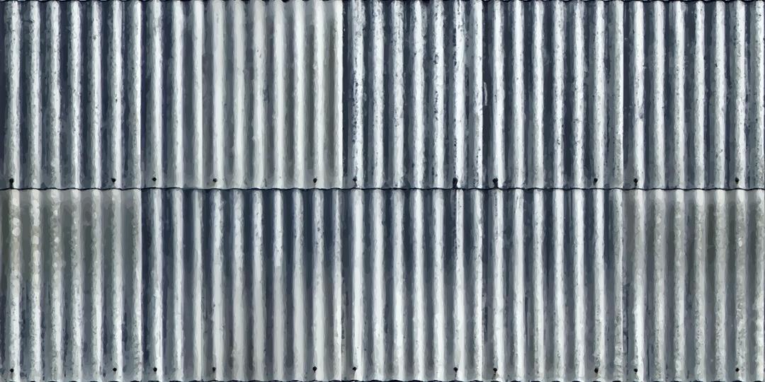 Corrugated metal 7 png transparent