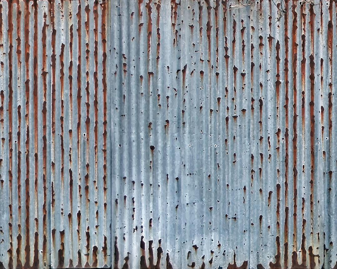 Corrugated metal 8 png transparent