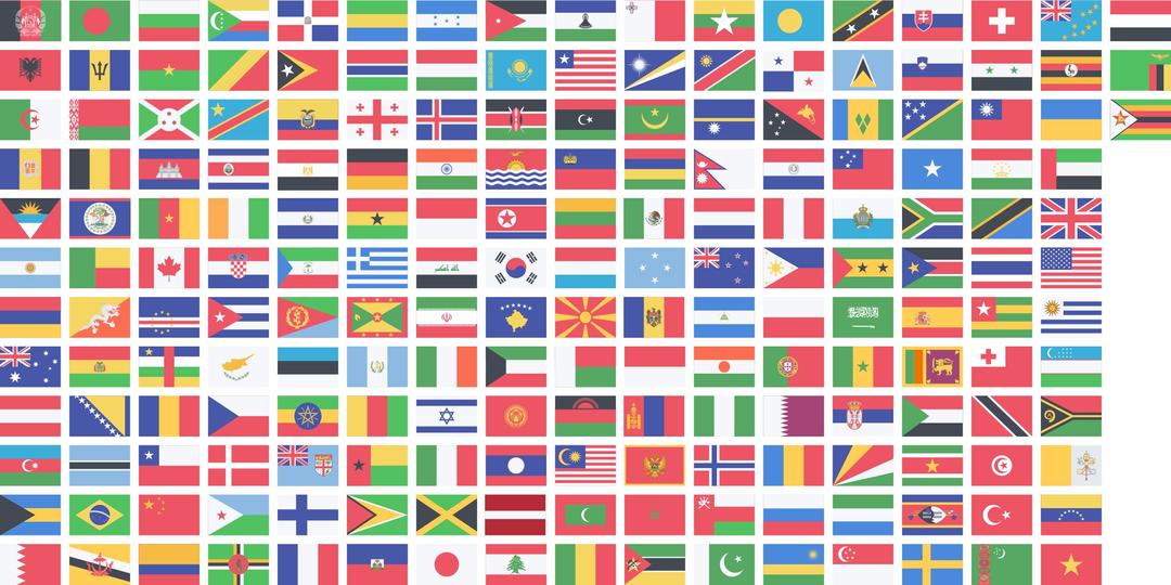 Countries flags png transparent