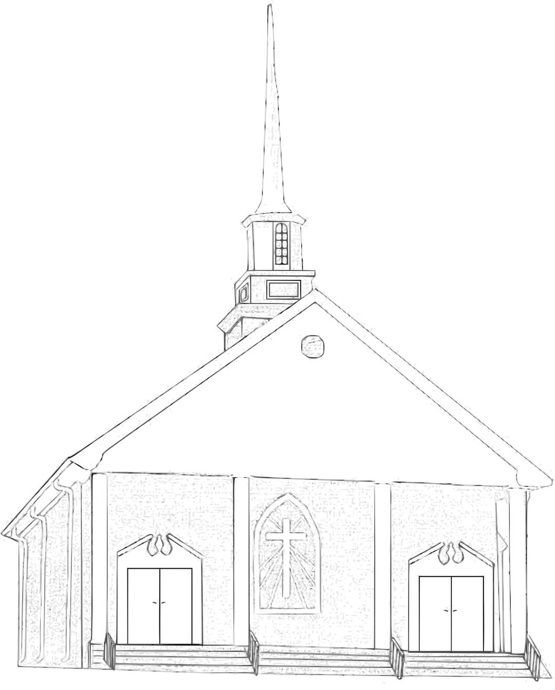 Country Church png transparent