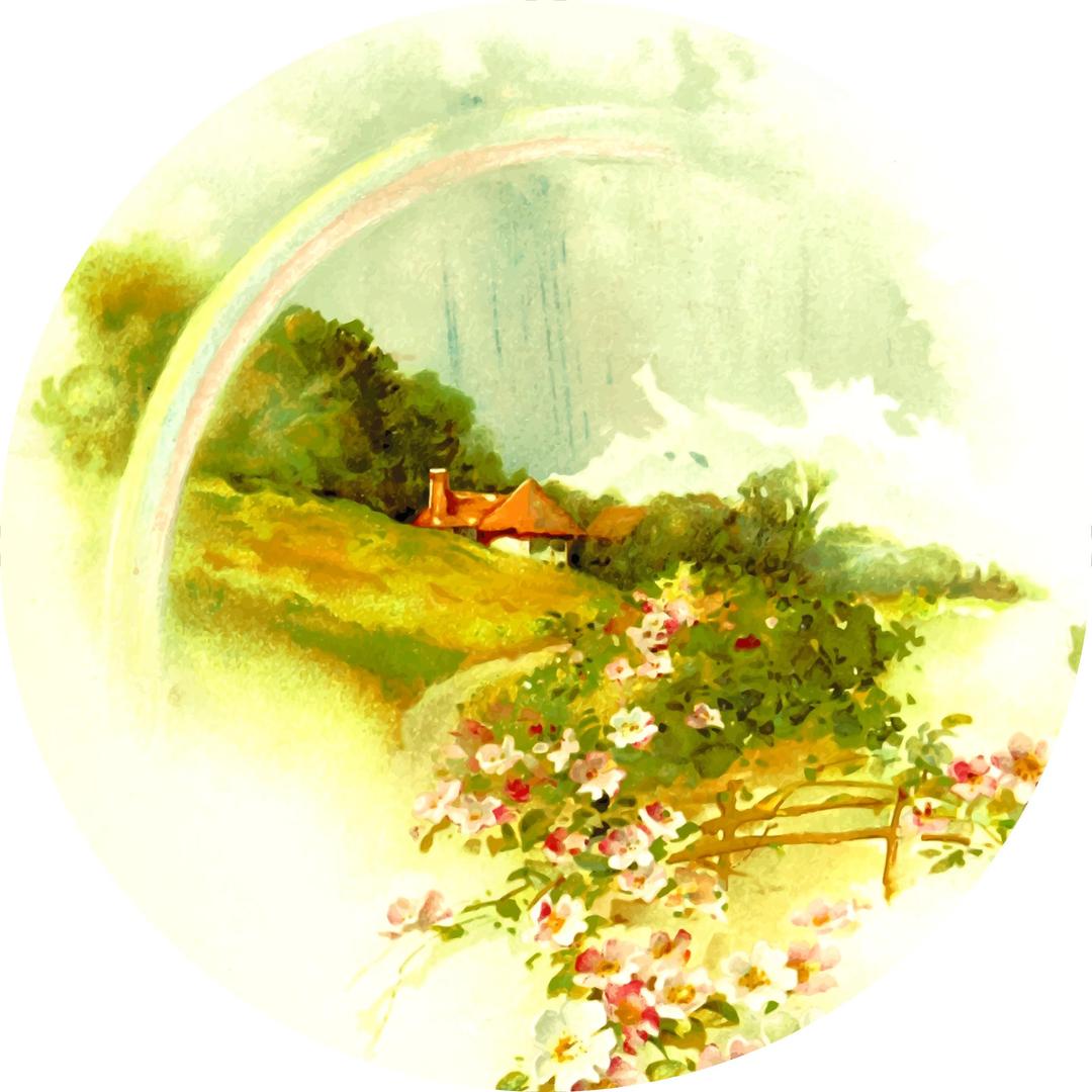 Country scene 2 png transparent